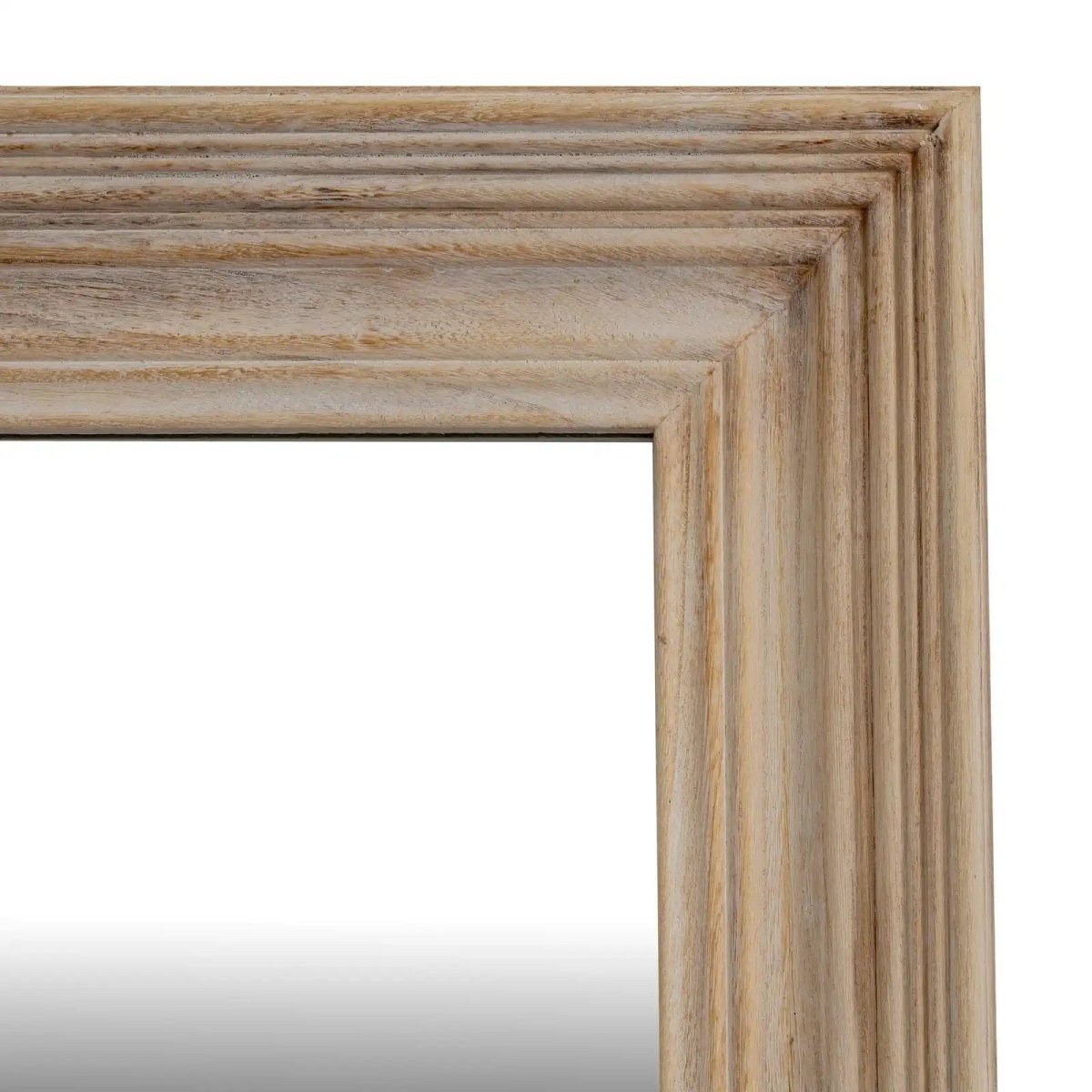 Washed Wood Medium Framed Mirror - Price Crash Furniture