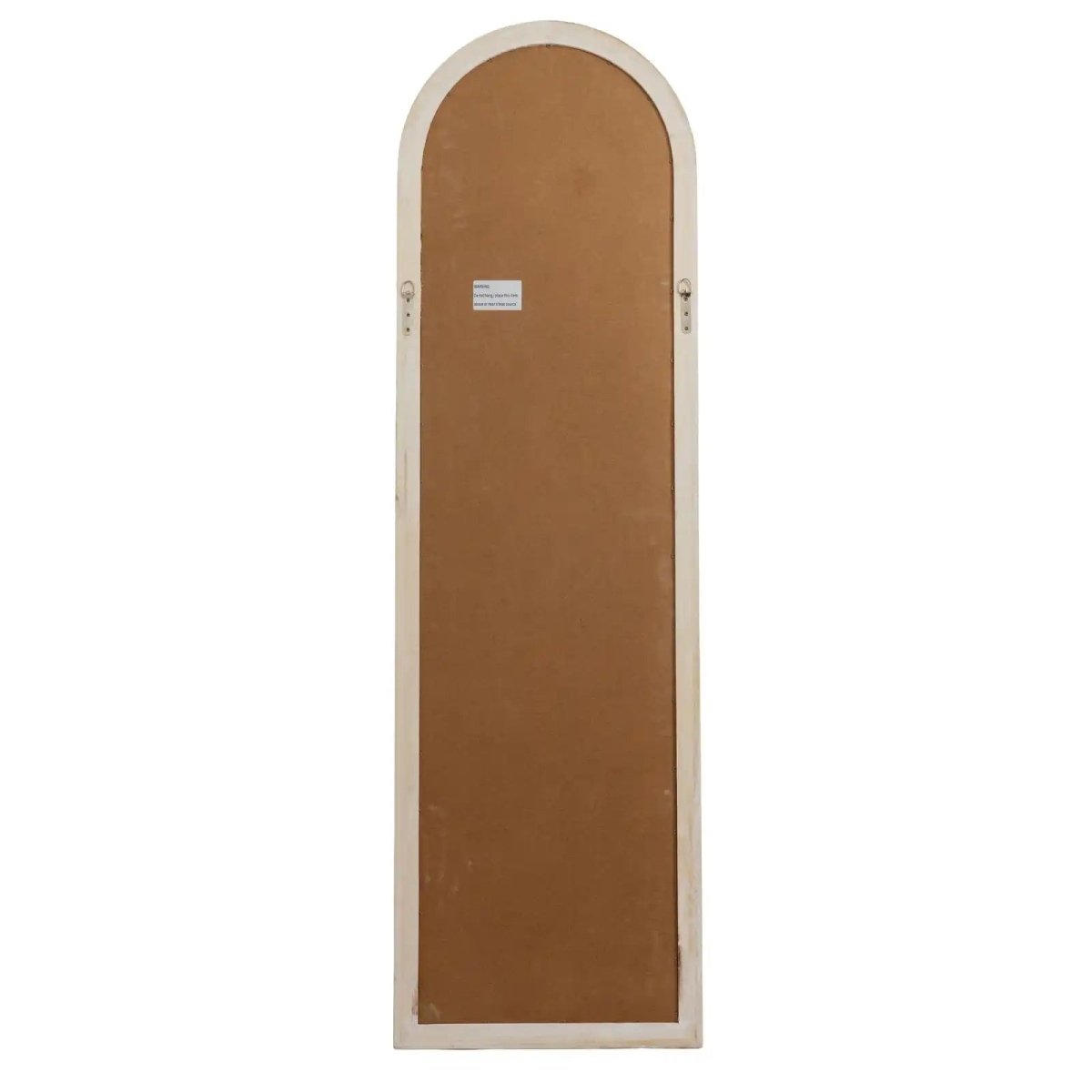 Washed Wood Tall Arched Window Mirror - Price Crash Furniture