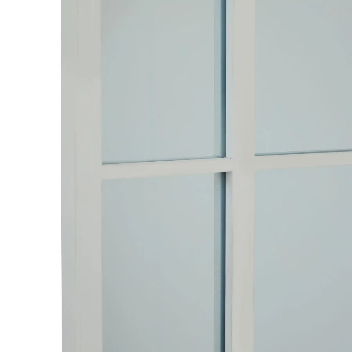White Large Arched Window Mirror - Price Crash Furniture