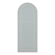 White Large Arched Window Mirror - Price Crash Furniture