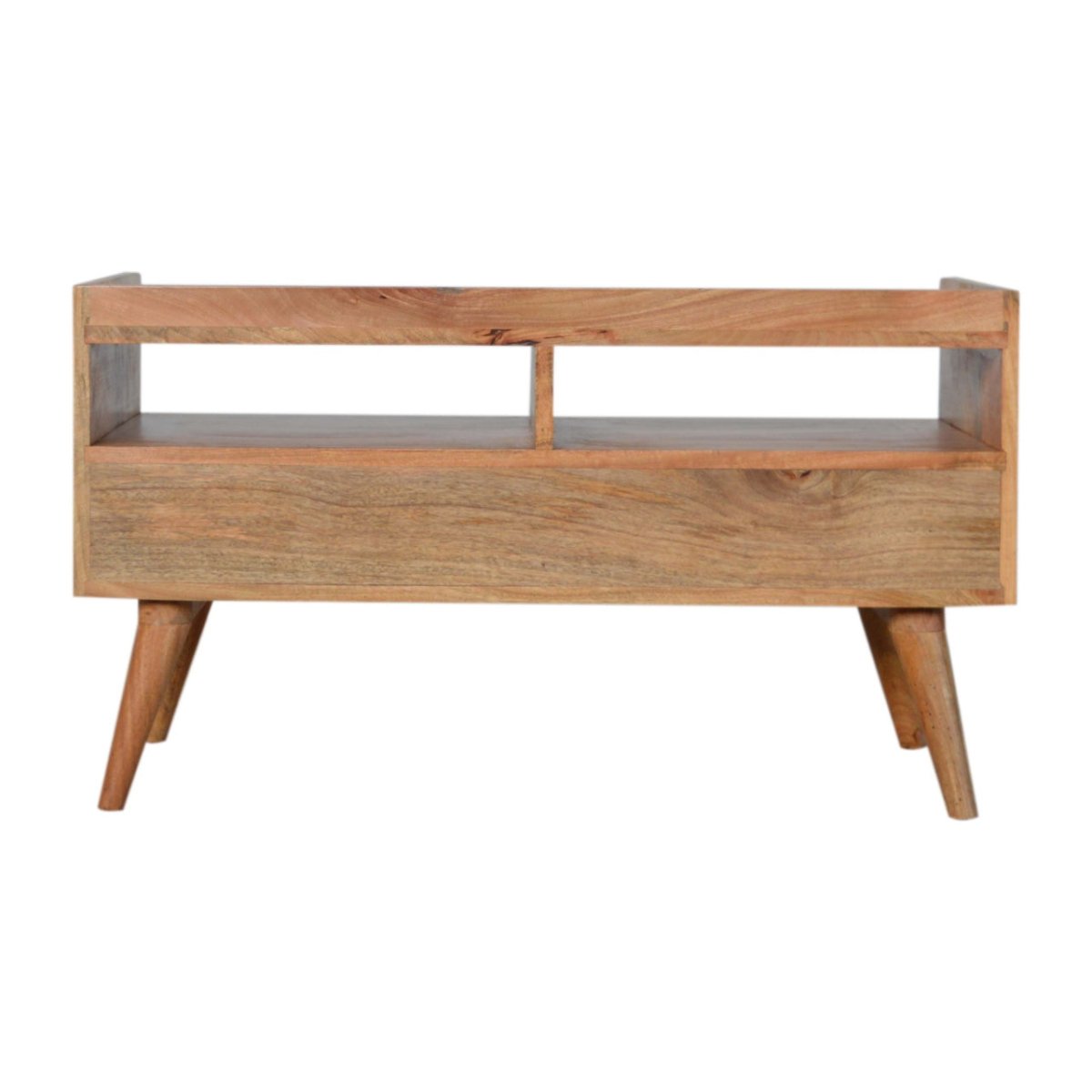 White Marble Top Media Unit TV Stand - Price Crash Furniture