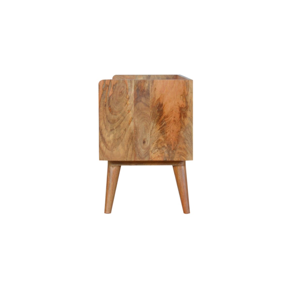 White Marble Top Media Unit TV Stand - Price Crash Furniture