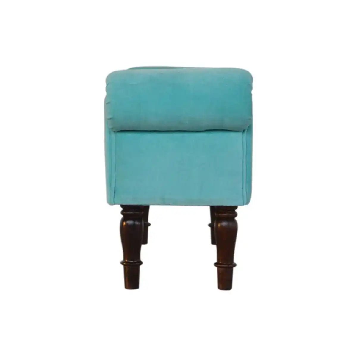 Wine Red Velvet Bench - Price Crash Furniture