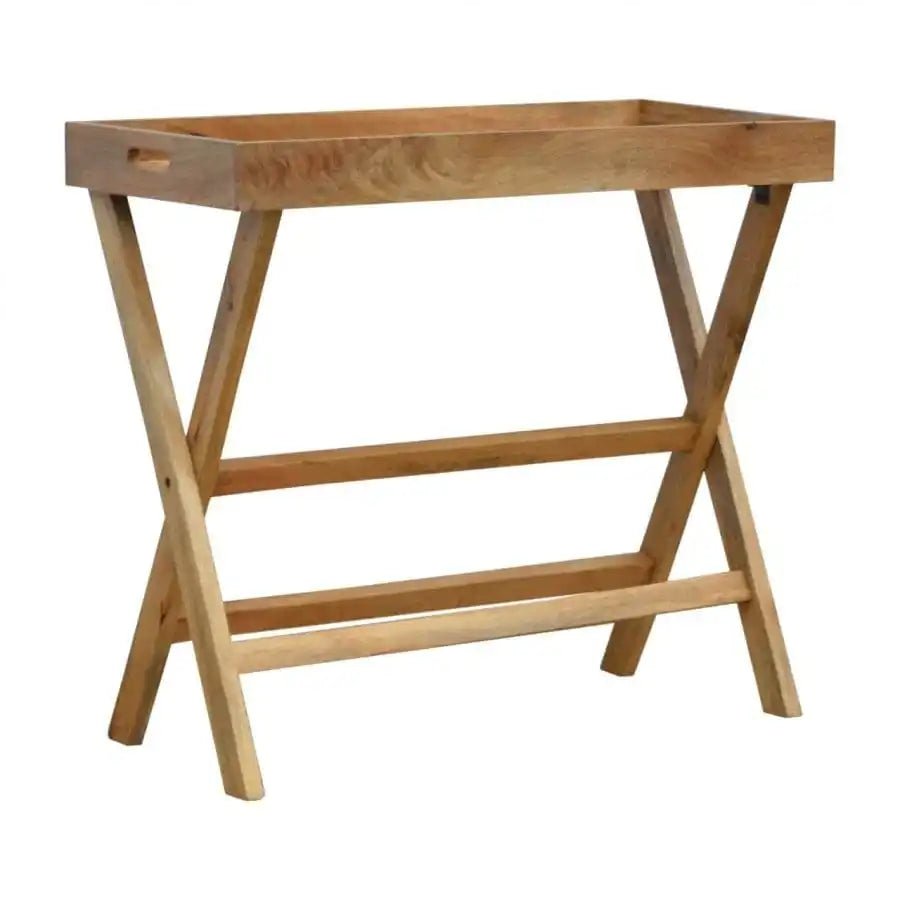 Wooden Butler Tray With Foldabale Legs - Price Crash Furniture