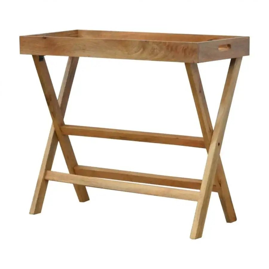 Wooden Butler Tray With Foldabale Legs - Price Crash Furniture