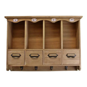 Wooden Wall Hanging Storage Unit - Kitchen, Utility, Hallway - Price Crash Furniture