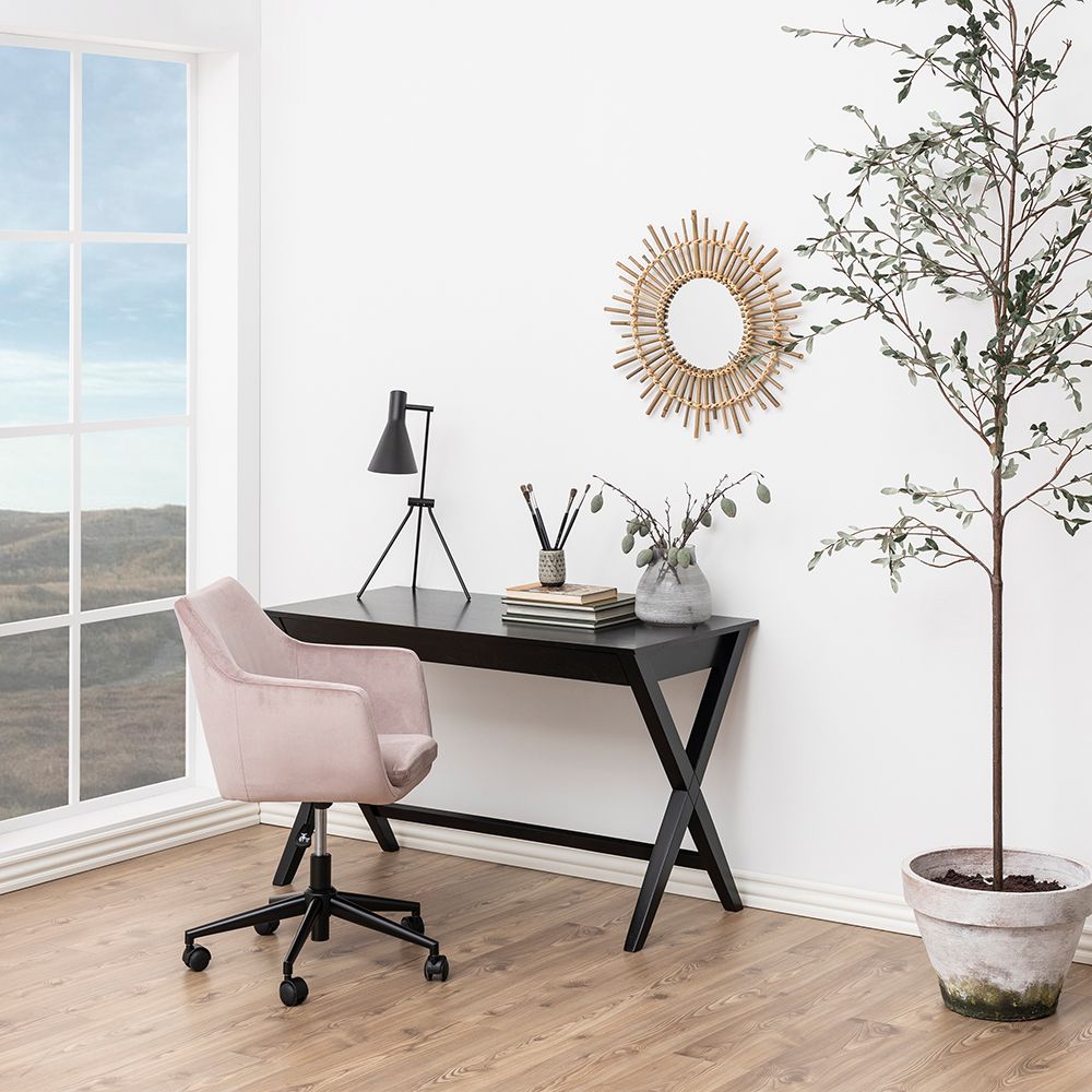 Writex Desk with 1 Drawer In Black - Price Crash Furniture