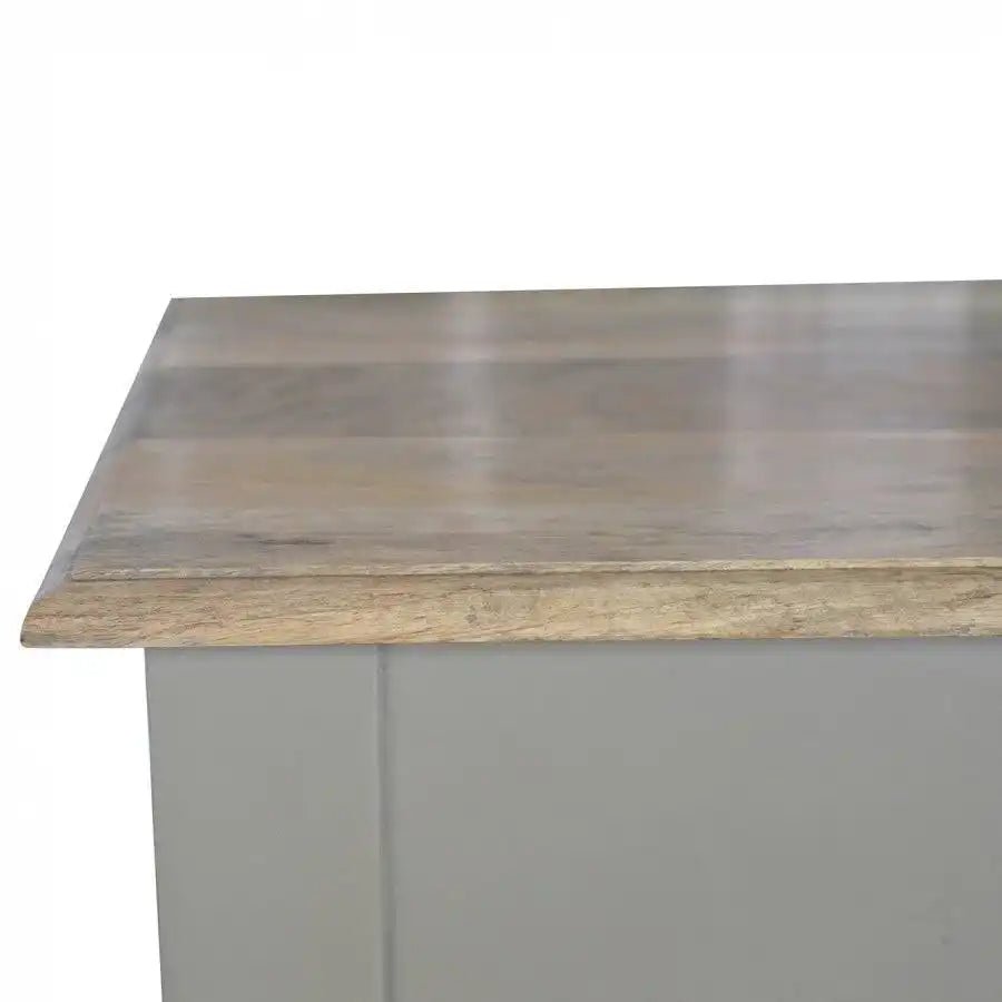 Writing Desk With 2 Drawers And Open Slot - Price Crash Furniture