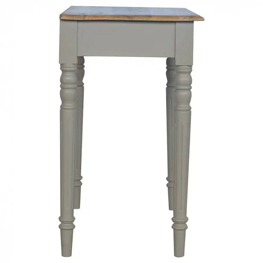 Writing Desk With 2 Drawers And Open Slot - Price Crash Furniture