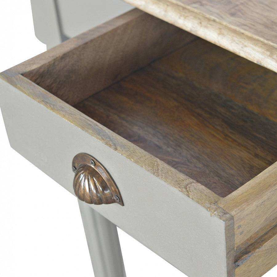 Writing Desk With 2 Drawers And Open Slot - Price Crash Furniture