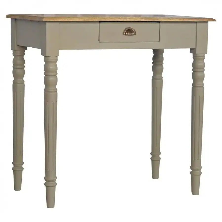 Writing Desk With 2 Drawers And Open Slot - Price Crash Furniture