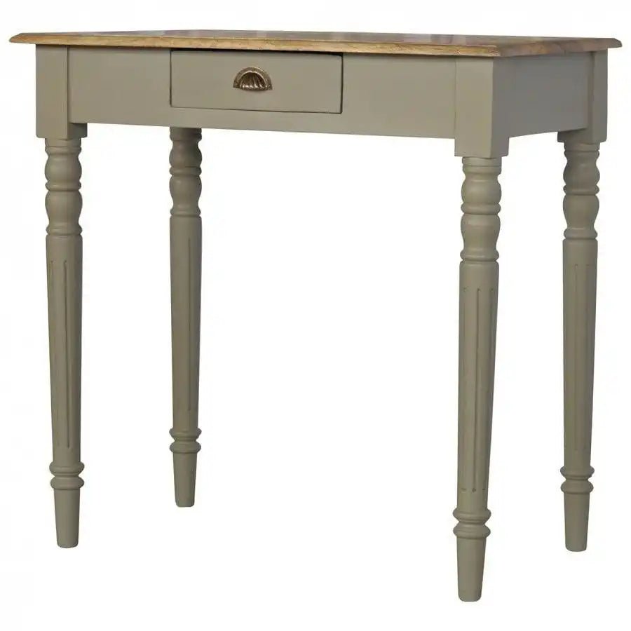 Writing Desk With 2 Drawers And Open Slot - Price Crash Furniture