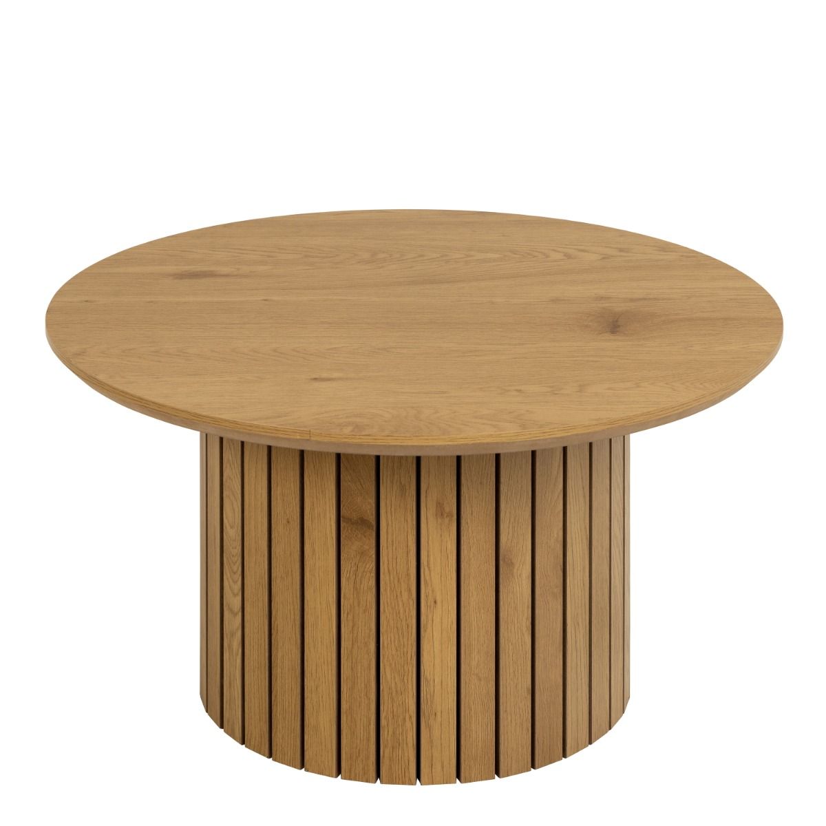Yale Round Coffee Table In Oak - Price Crash Furniture
