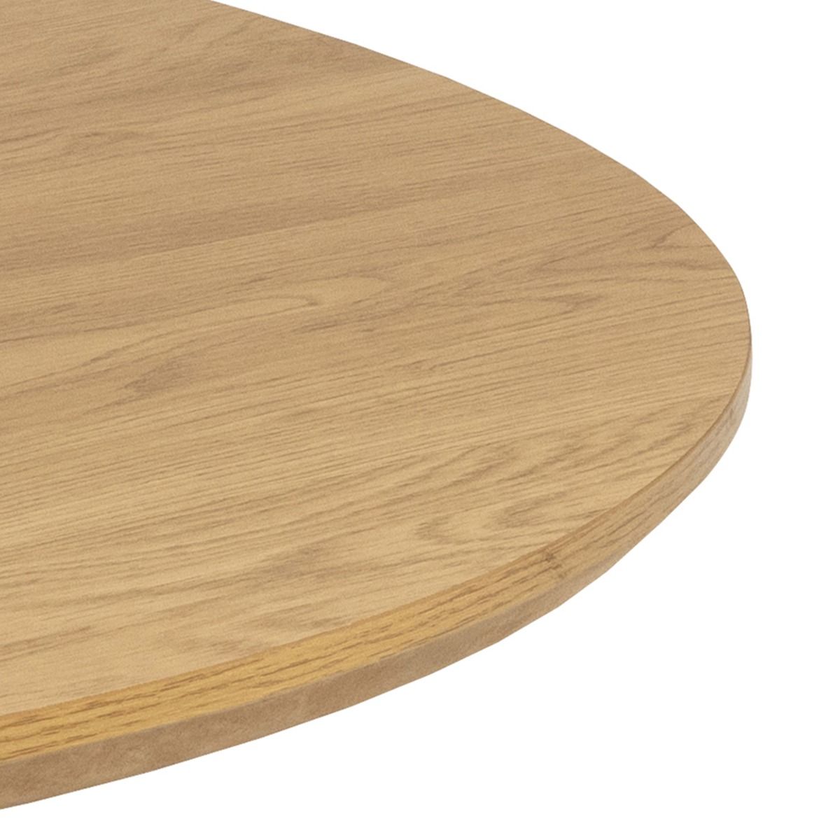 Yale Round Coffee Table In Oak - Price Crash Furniture
