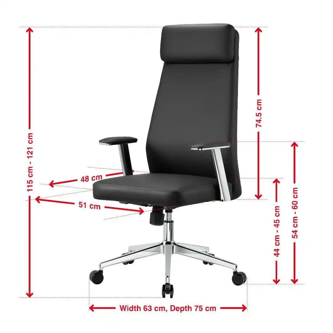 York Office Chair - Black - Price Crash Furniture