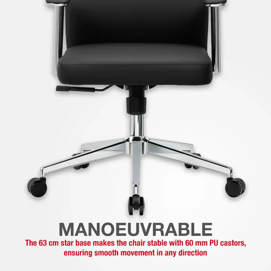 York Office Chair - Black - Price Crash Furniture