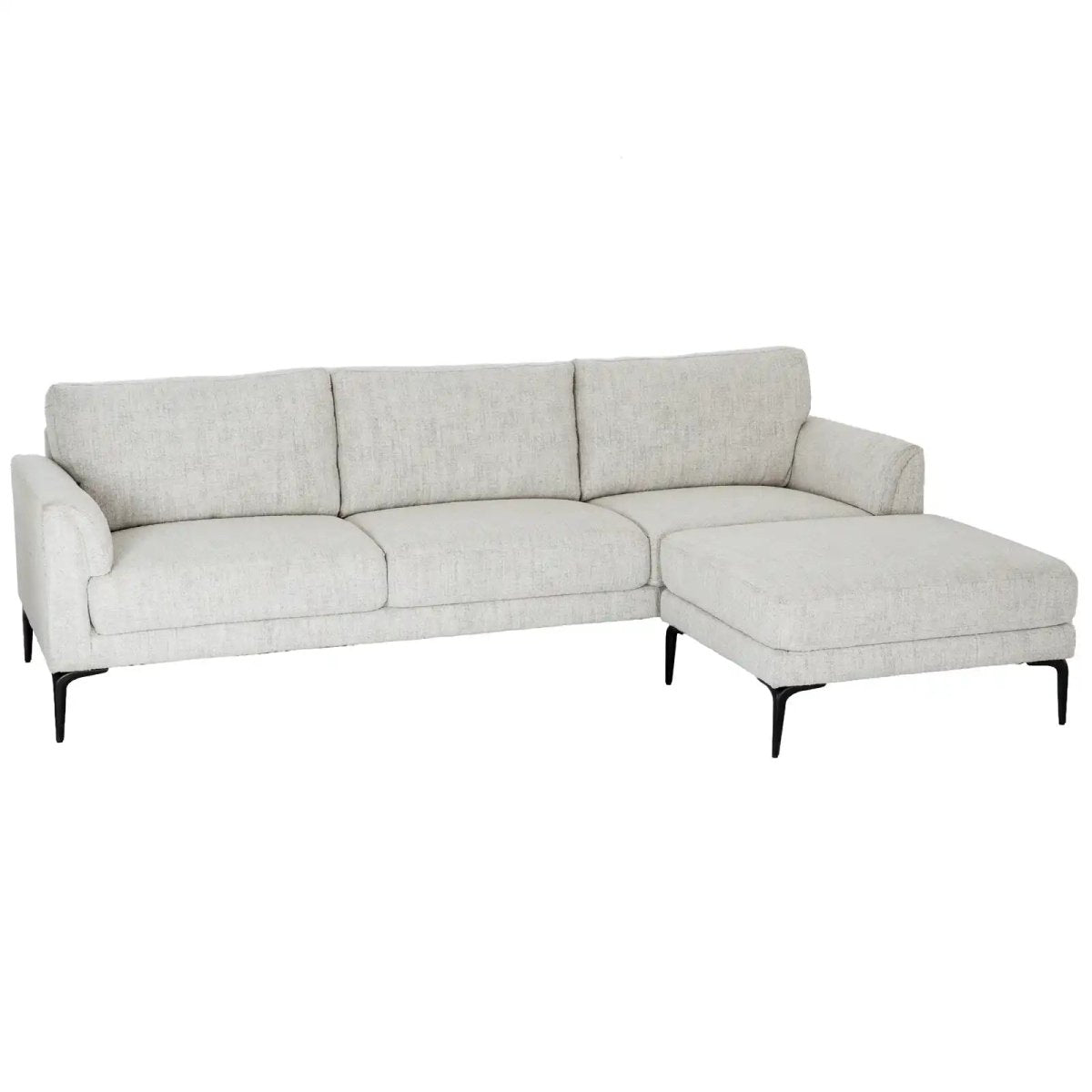 Zephra Three Seater Sofa With Footstool - Price Crash Furniture
