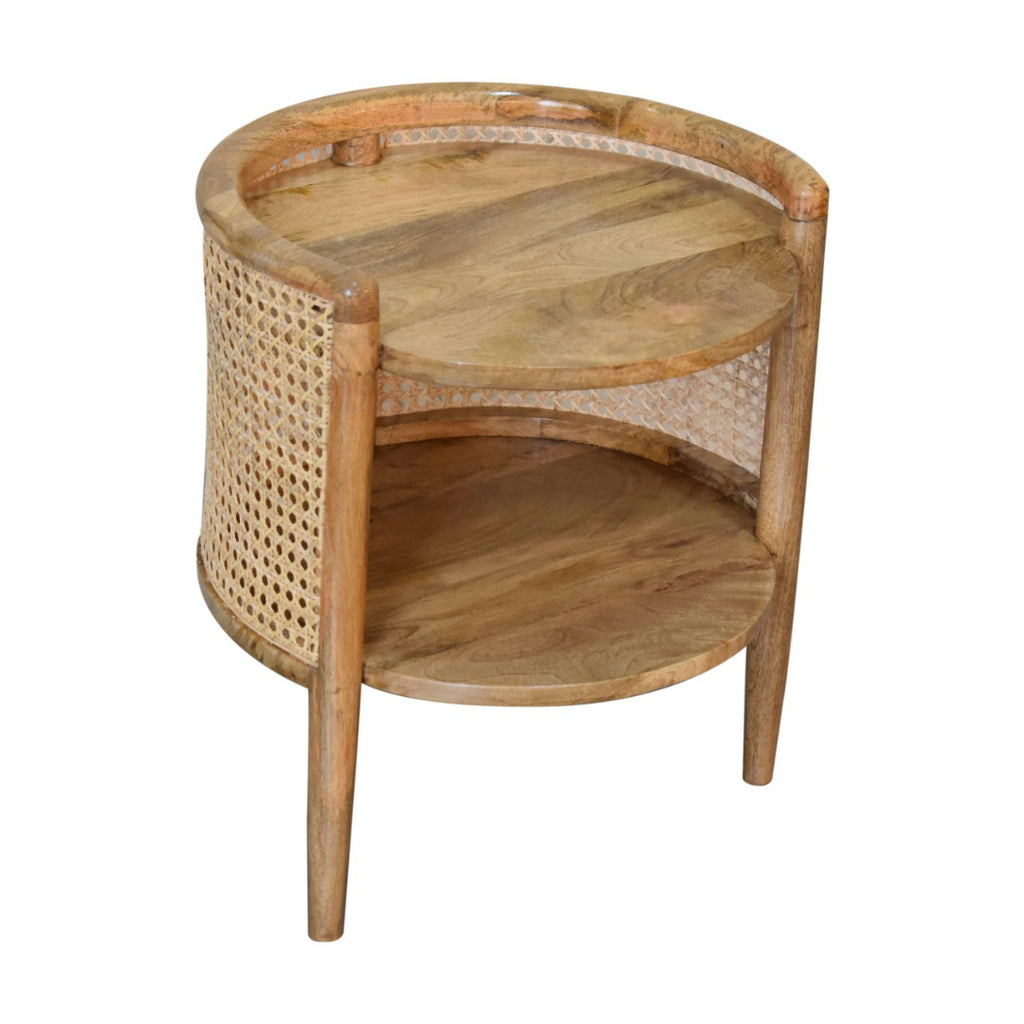 Larissa Round Bedside Cabinet by Artisan Furniture - Price Crash Furniture