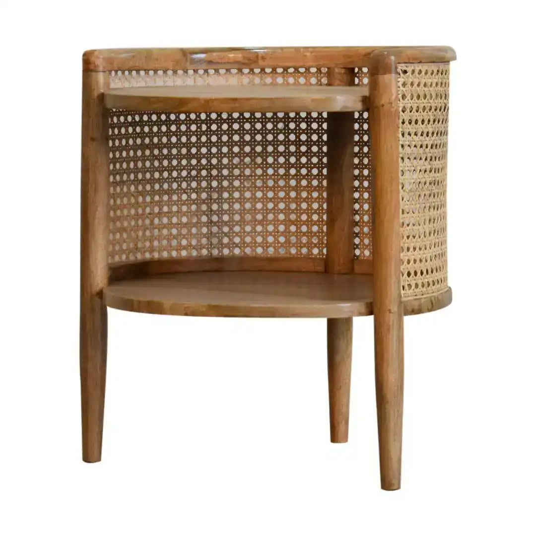 Larissa Round Bedside Cabinet by Artisan Furniture - Price Crash Furniture