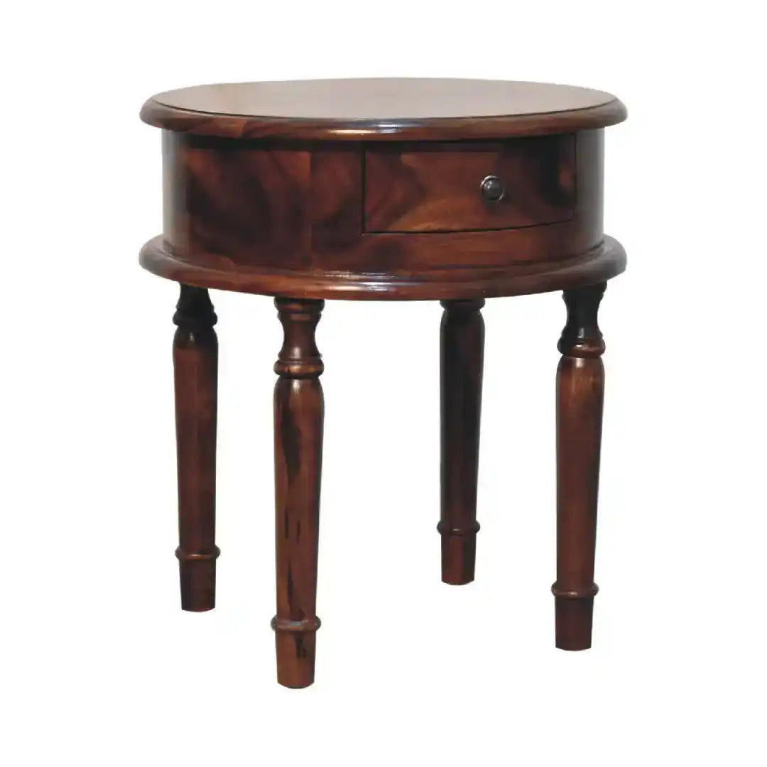 Honey finish Turned Leg Bedside - Price Crash Furniture