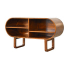 Artisan Furniture Chestnut Open Circular Media Unit - Price Crash Furniture