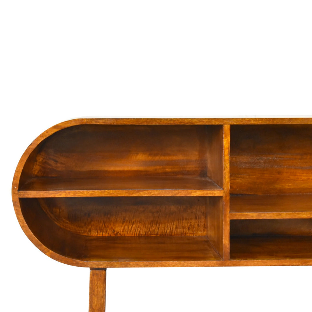 Artisan Furniture Chestnut Open Circular Media Unit - Price Crash Furniture