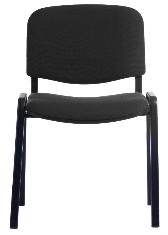 Teknik Conference Chair in Black Fabric (Set of 4) - Price Crash Furniture