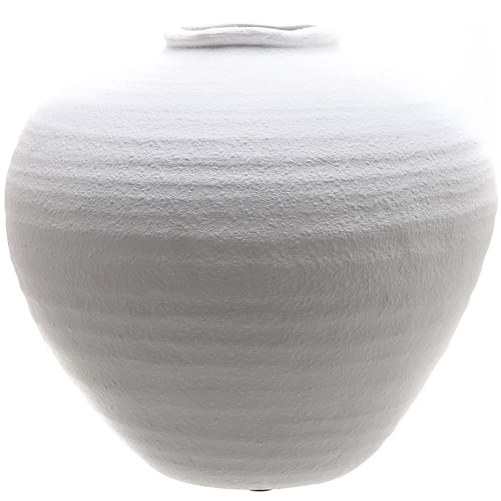 Regola Matt White Ceramic Vase - Price Crash Furniture