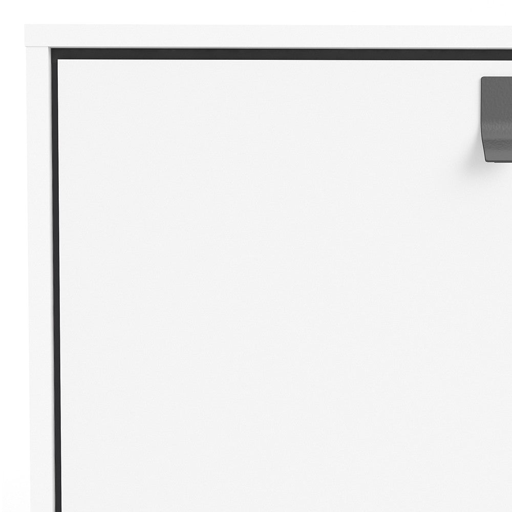 Ry Sideboard 2 Doors + 2 Drawers in Matt White - Price Crash Furniture