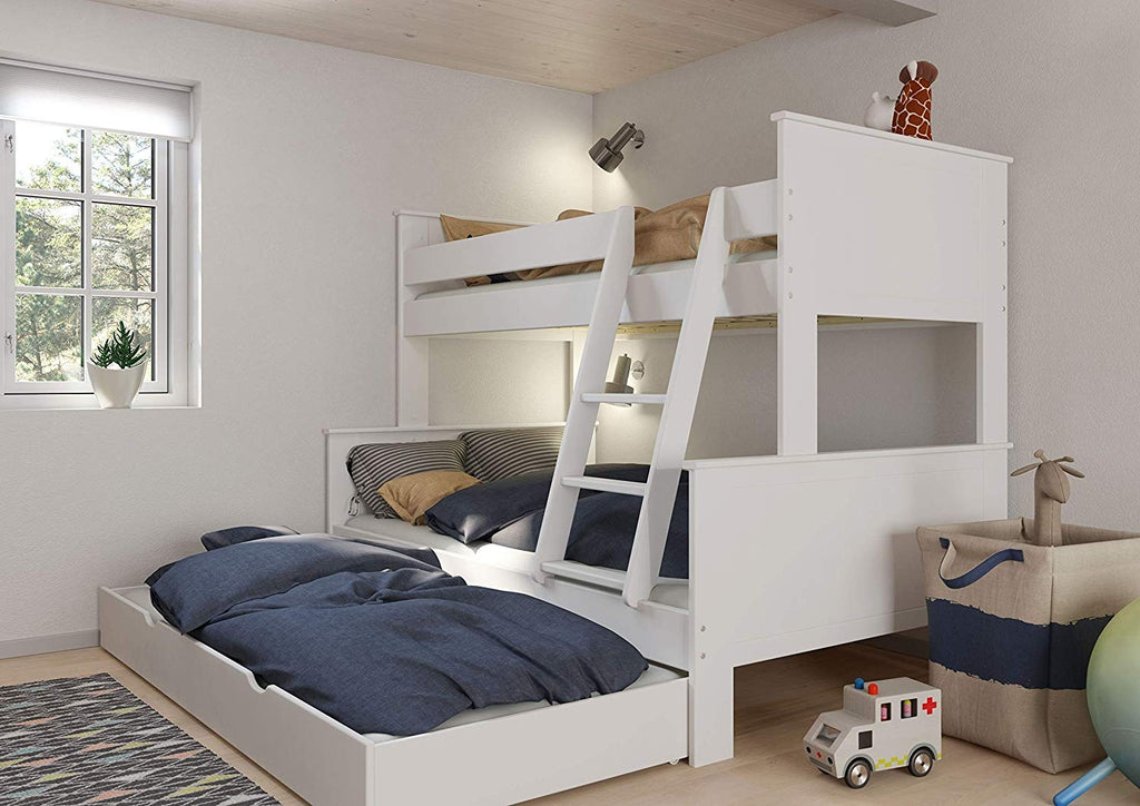 Steens Alba Bunk Bed in White - Price Crash Furniture