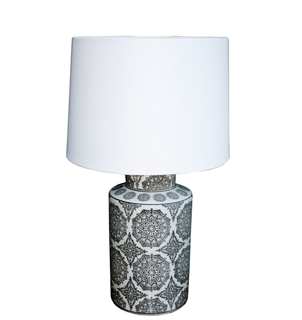 Black Mandala Lamp 50.8cm - Price Crash Furniture