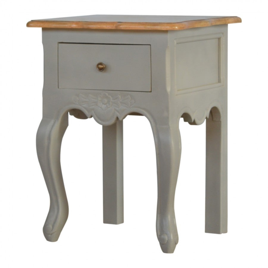 French Style 1 Drawer Bedside - Price Crash Furniture