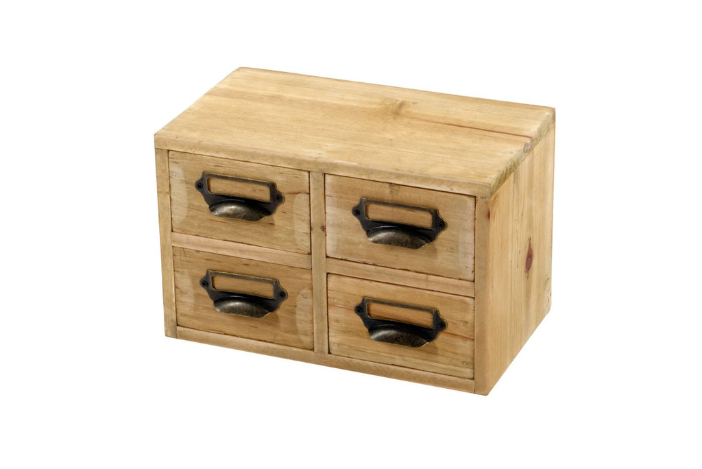 Storage Drawers (4 drawers) 25 x 15 x 16 cm - Price Crash Furniture