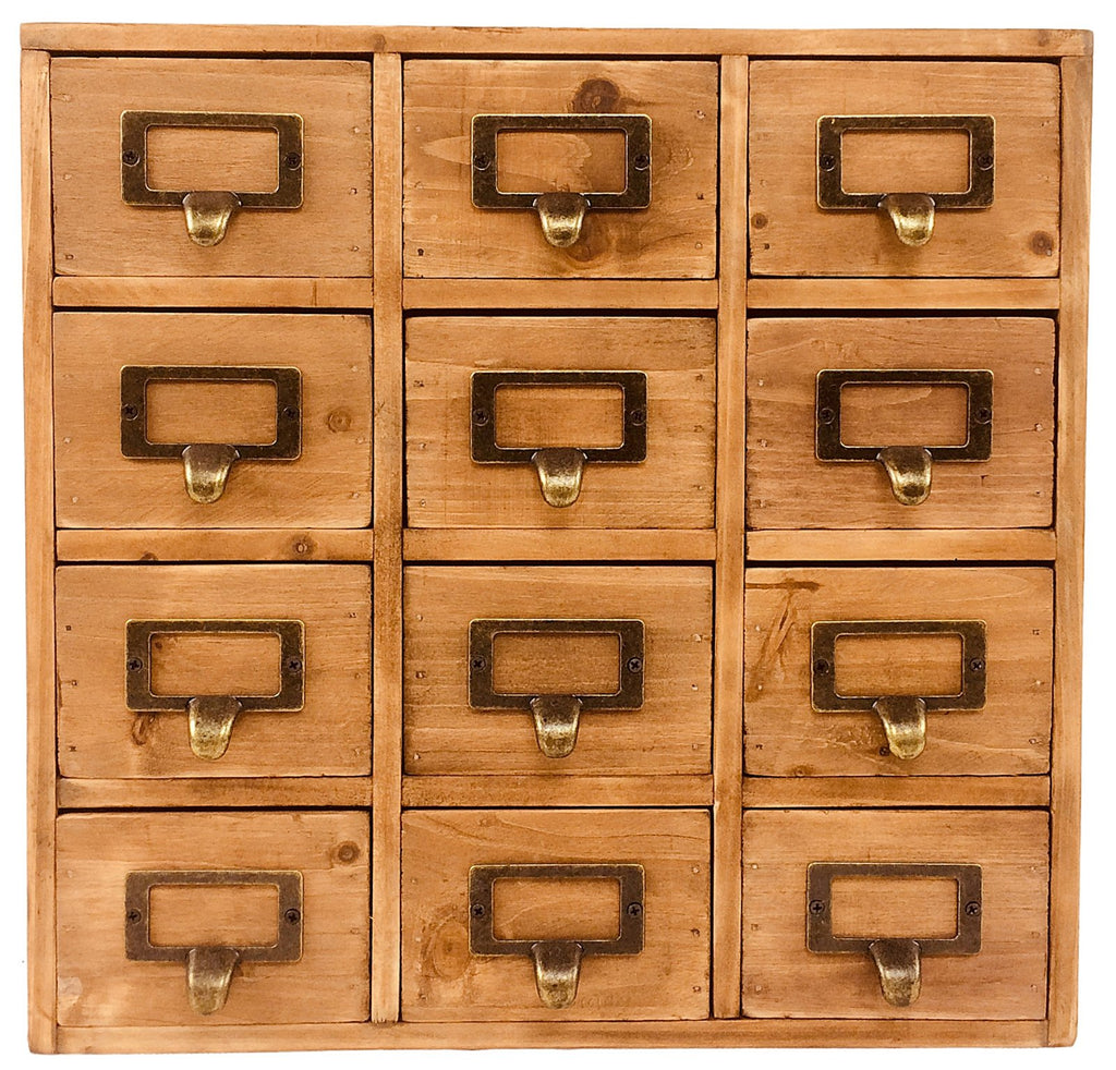 Storage Drawers (12 drawers) 35 x 15 x 34cm - Price Crash Furniture
