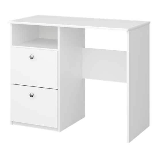Steens for Kids: 2 Drawer Desk in White - Price Crash Furniture