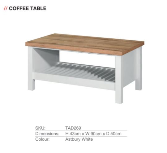 Astbury Coffee Table by TAD - Price Crash Furniture