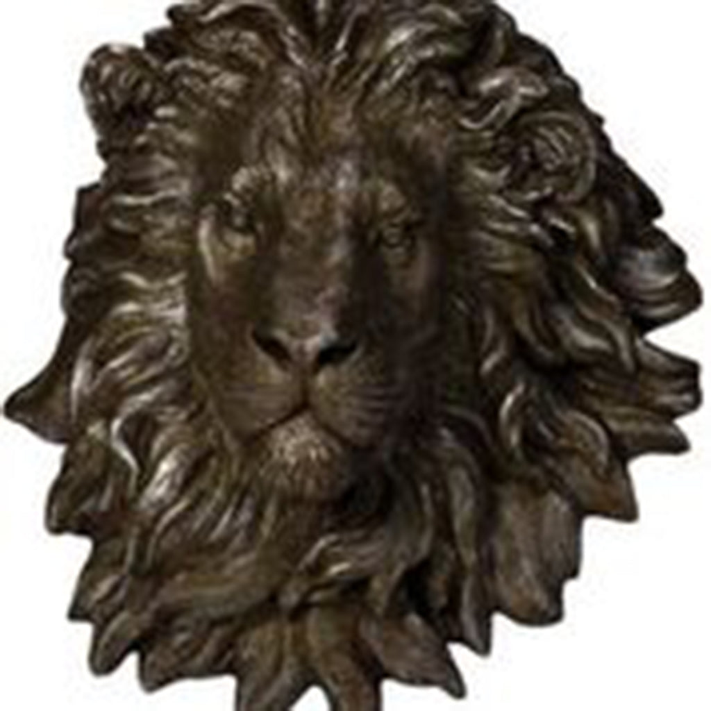 Wall Mounted Large Lion Head Wall Art - Home Accessory - Price Crash Furniture