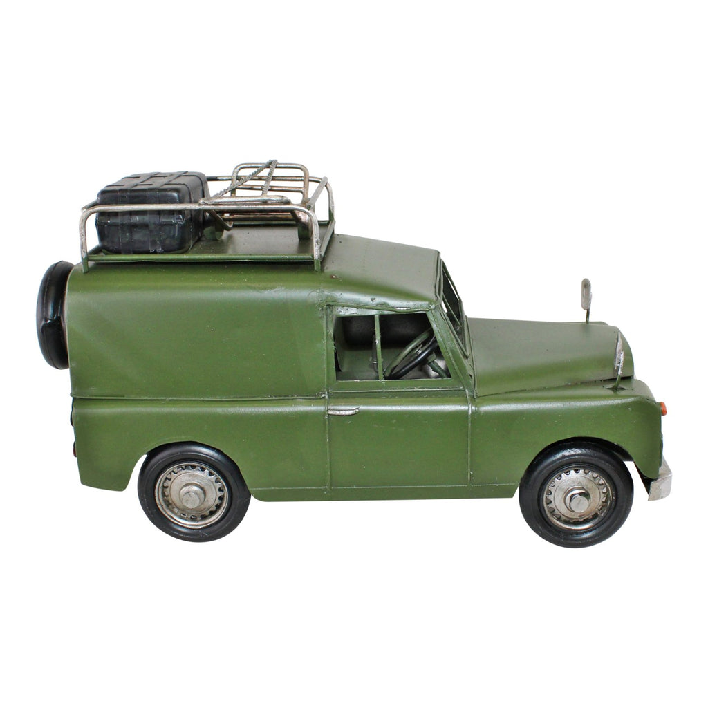 Vintage Style Expedition Vehicle Metal Ornament - Price Crash Furniture