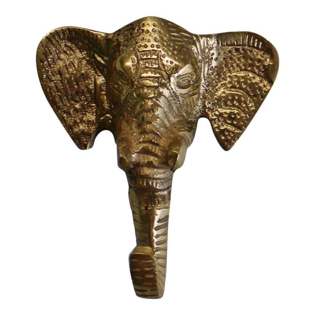 Small Metal Elephant, Single Coat Hook - Price Crash Furniture