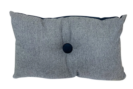 Double Side Rectangular Scatter Cushion Blue 45cm - Price Crash Furniture
