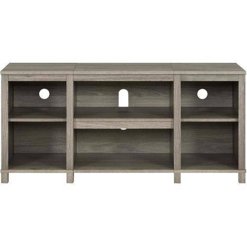 Parsons Wooden Small TV Stand in Rustic Oak by Dorel - Price Crash Furniture