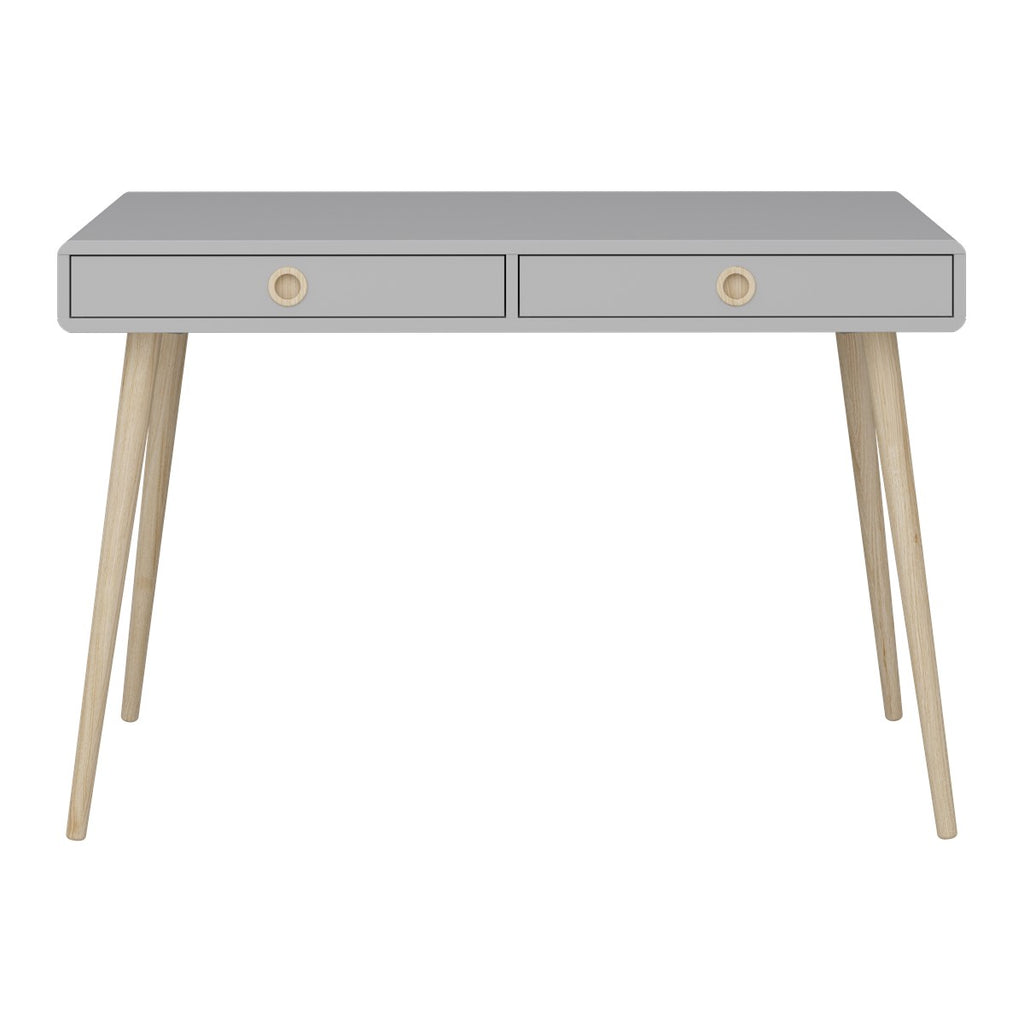 Steens Softline Grey 114cm 2 Drawer Desk / Dressing Table - Price Crash Furniture